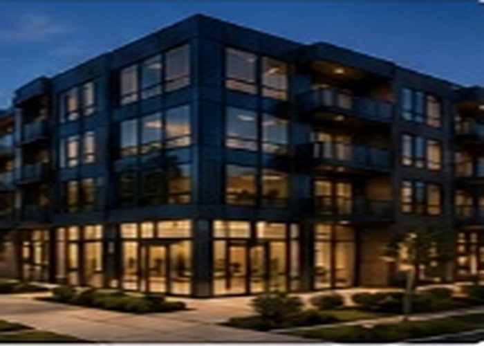 Modern multi-family building